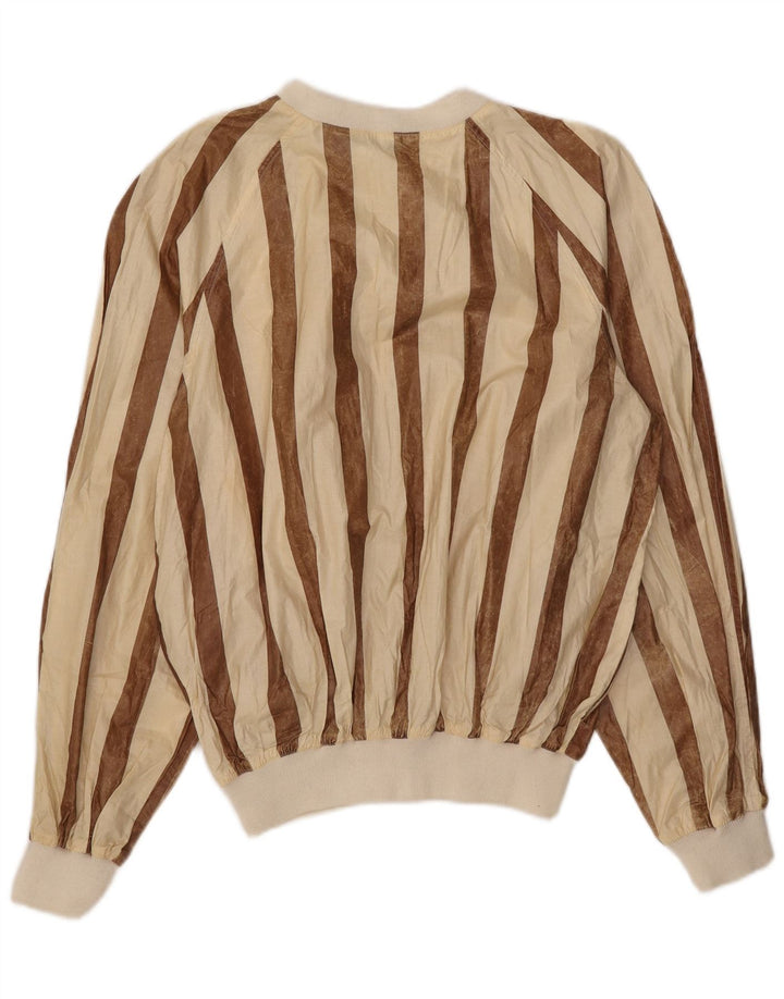 Daniel Hechter Herren Grafik-Sweatshirt-Pullover IT 52 Large Beige gestreift