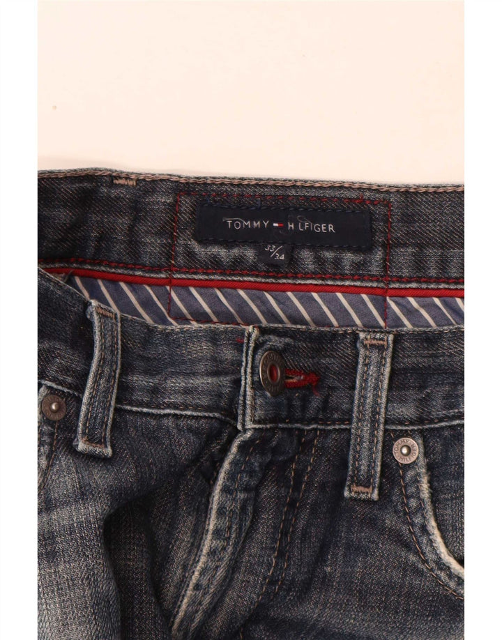 Tommy Hilfiger Herren Straight Jeans W33 L34 Blau