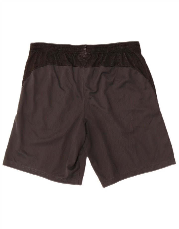 Nike Herren Dri Fit Sportshorts, klein, graues Farbblock-Polyester