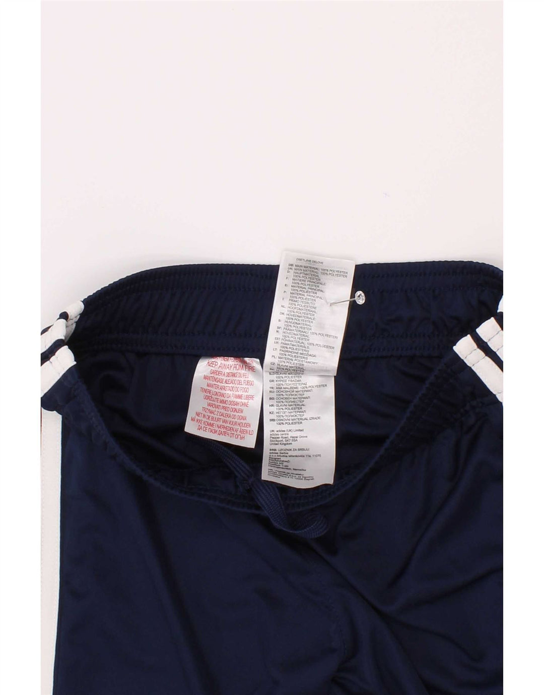 Adidas Jungen Climalite Sport Shorts 9-10 Jahre Marineblau Polyester