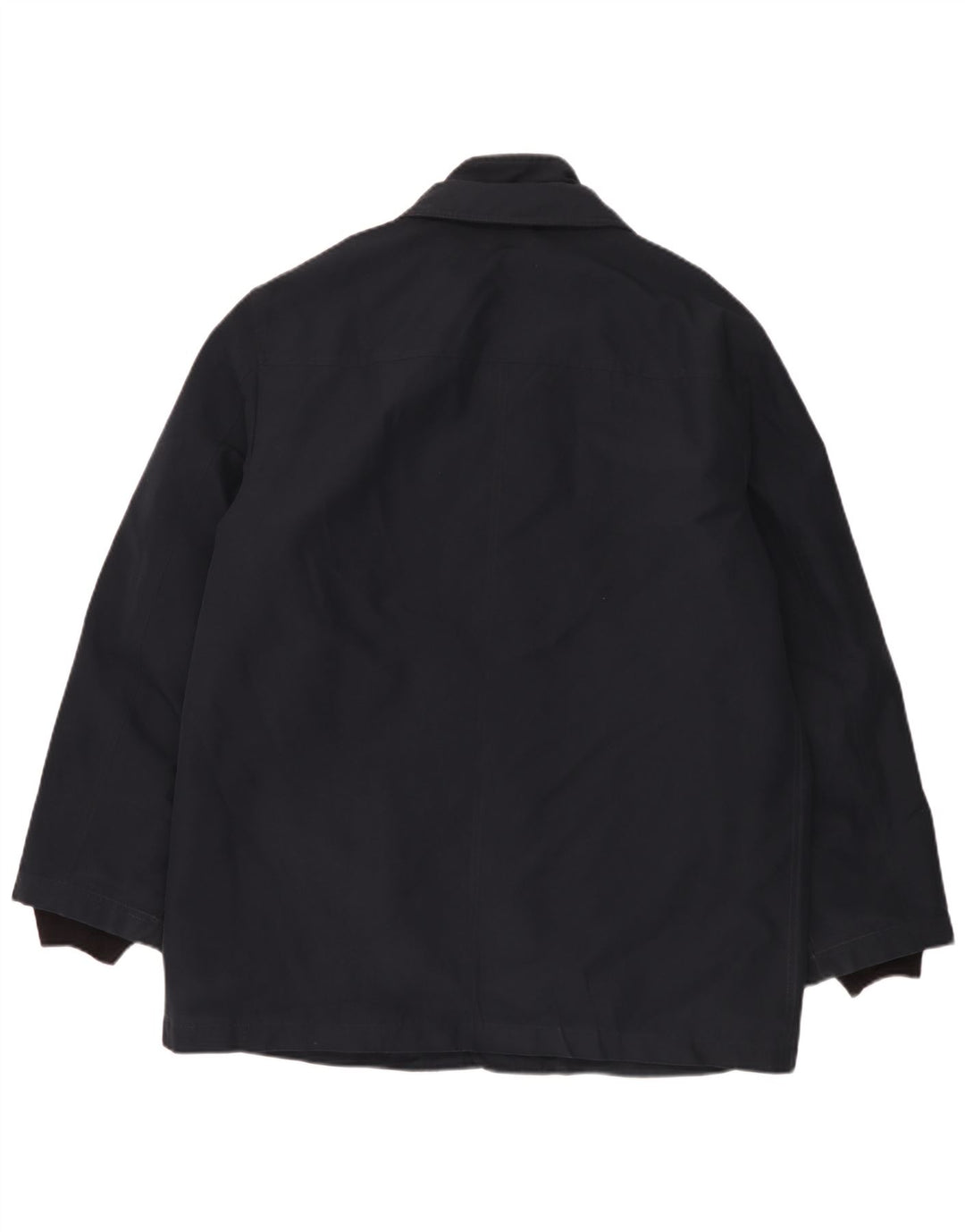 Fay Herren-Windbreaker-Mantel, UK 42, XL, Marineblau, Polyester