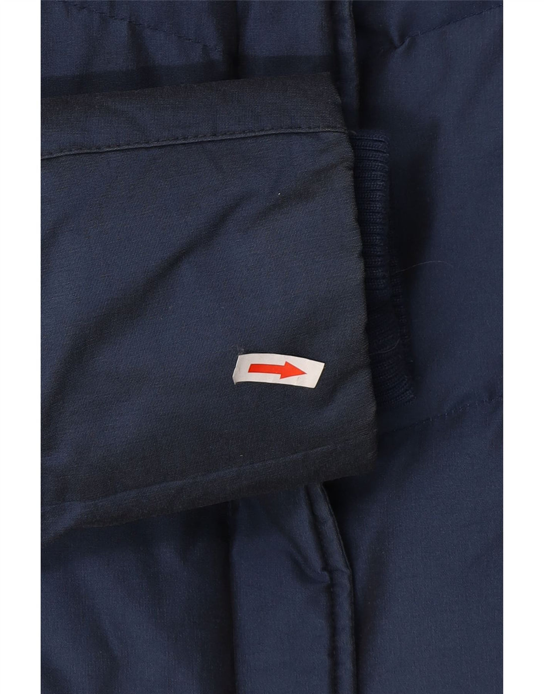 Woolrich Damen Wattierte Jacke UK 16 Large Marineblau Baumwolle