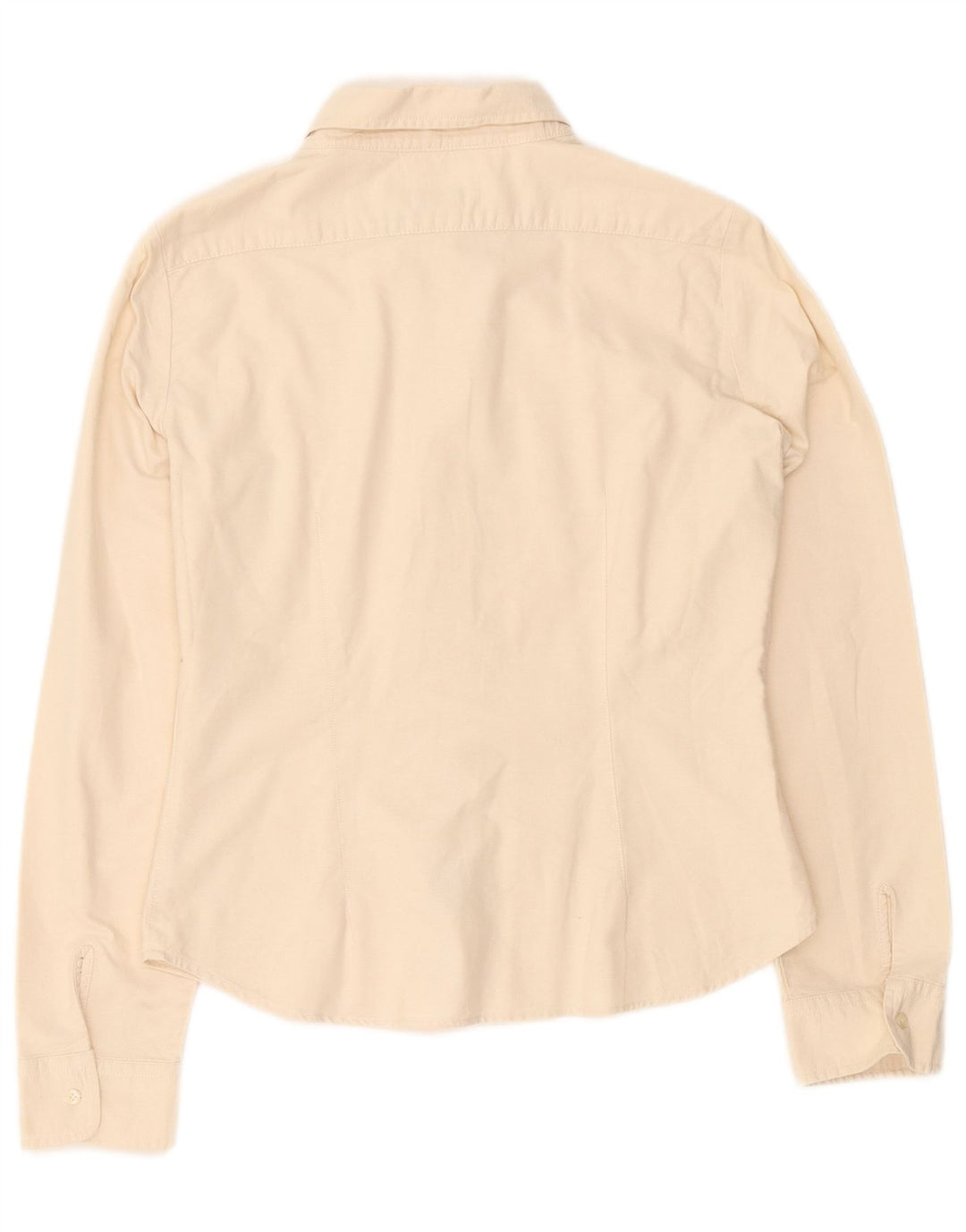 Benetton Damen-Hemd UK 12 Medium Weiß