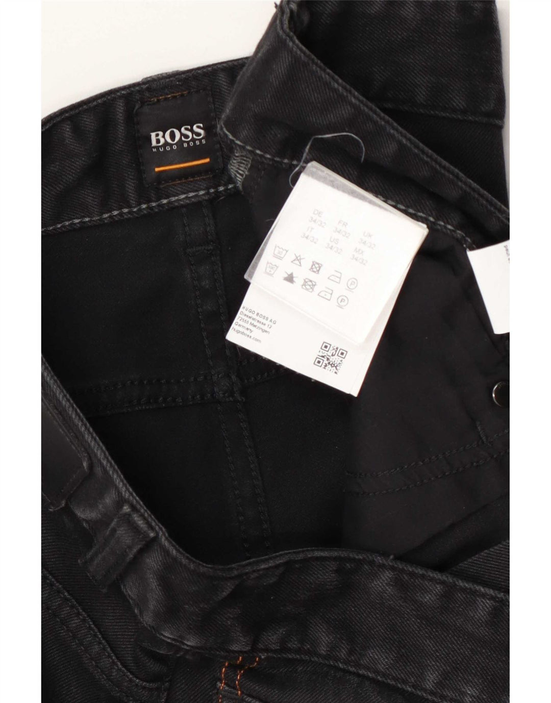 Hugo Boss Herren Delaware Slim Jeans W34 L29 Graue Baumwolle