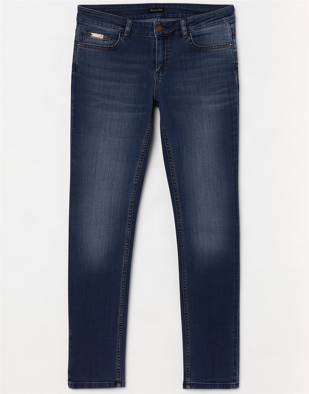 Massimo Dutti Damen Slim Jeans EU 40 Mittel W30 L31 Blau