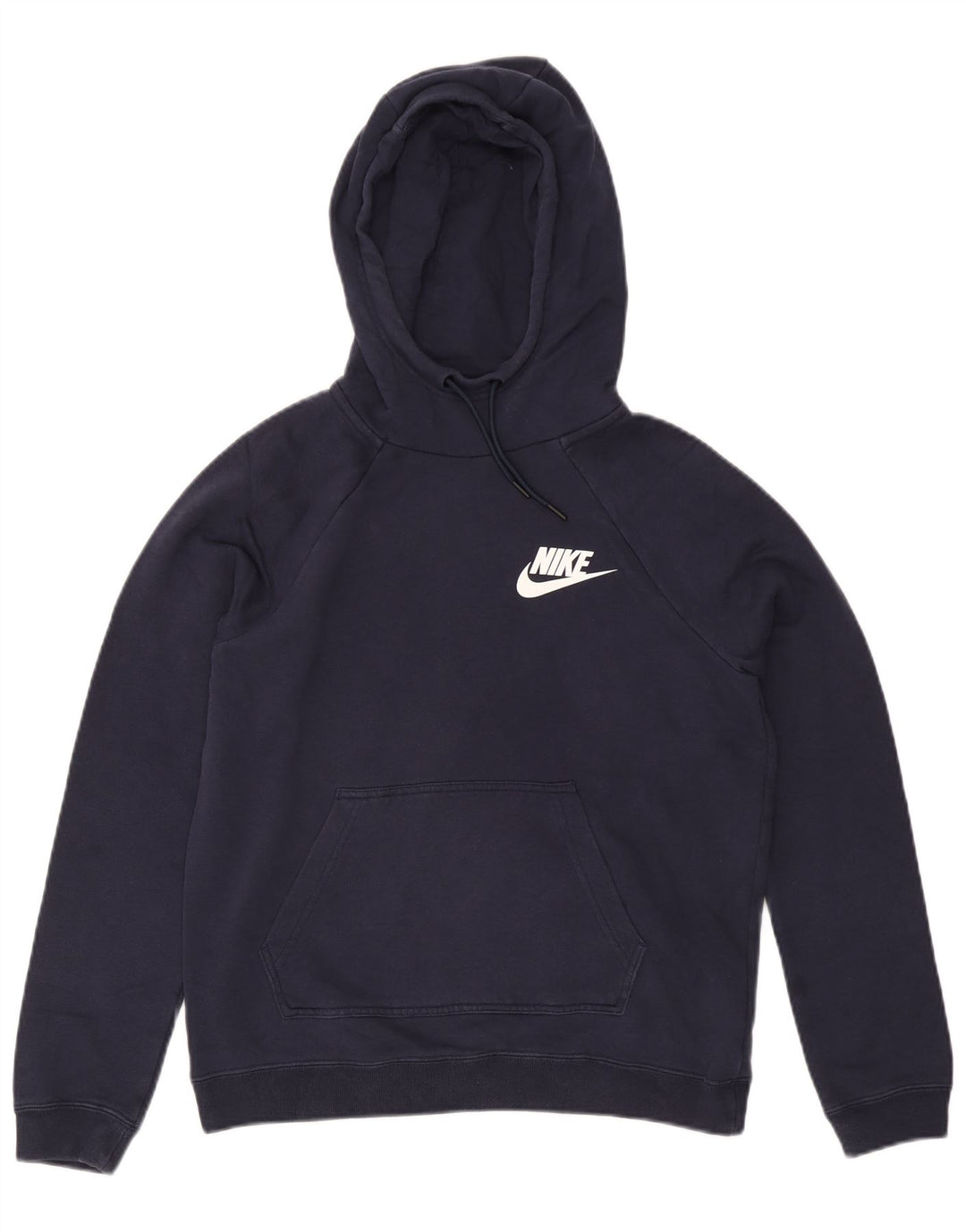 NIKE Herren-Kapuzenpullover, klein, marineblau, Baumwolle
