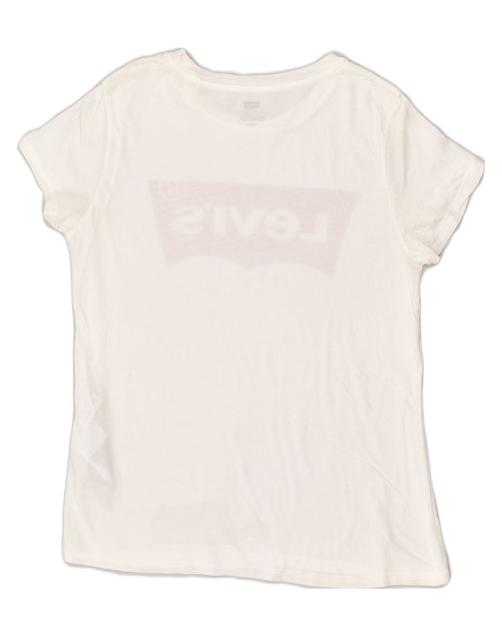 LEVI'S Mens Graphic T-Shirt Top Small White Cotton | Vintage Levi's | Thrift | Second-Hand Levi's | Used Clothing | Messina Hembry 