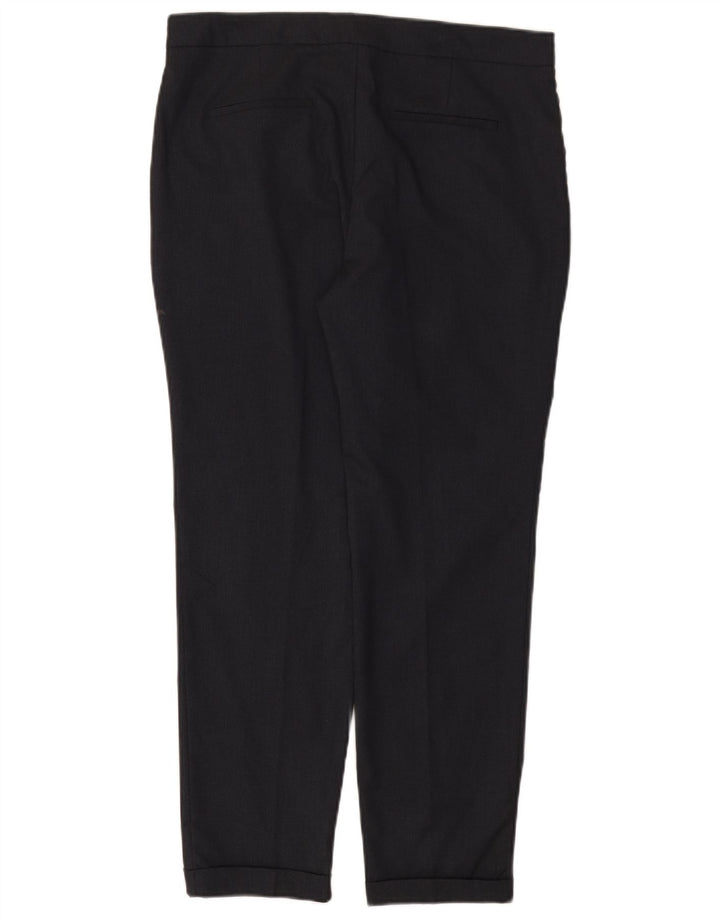 Zara Slim Chino-Hose für Damen, EU 40, Mittel W30 L27, Marineblau, Polyester