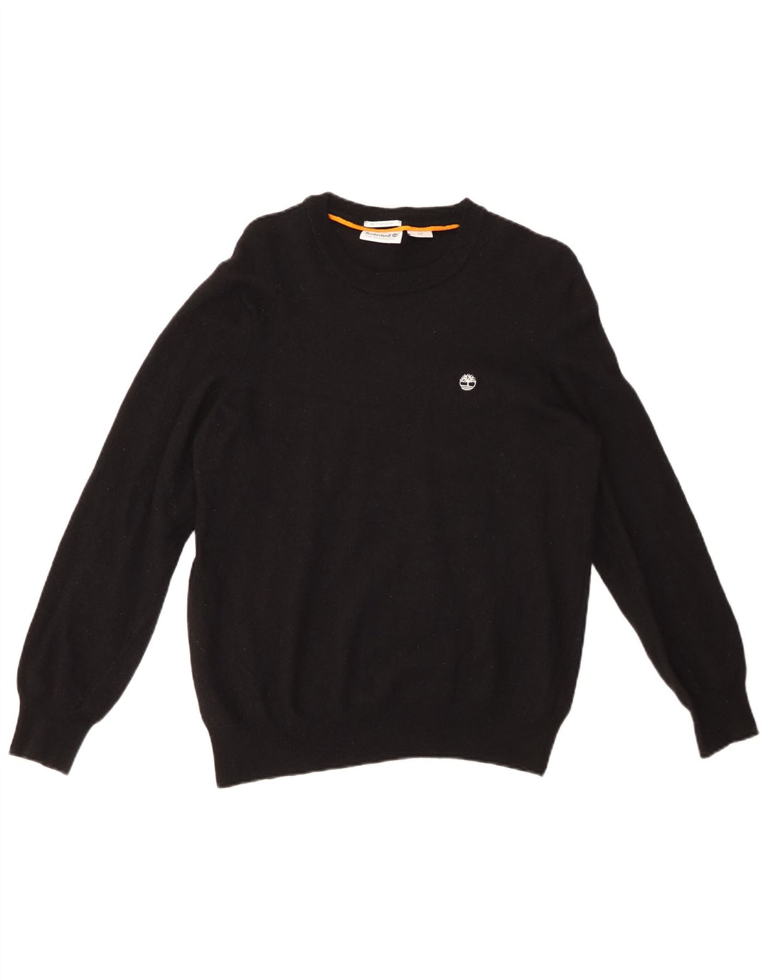 TIMBERLAND Damen-Pullover mit Rundhalsausschnitt, UK 16, große schwarze Wolle