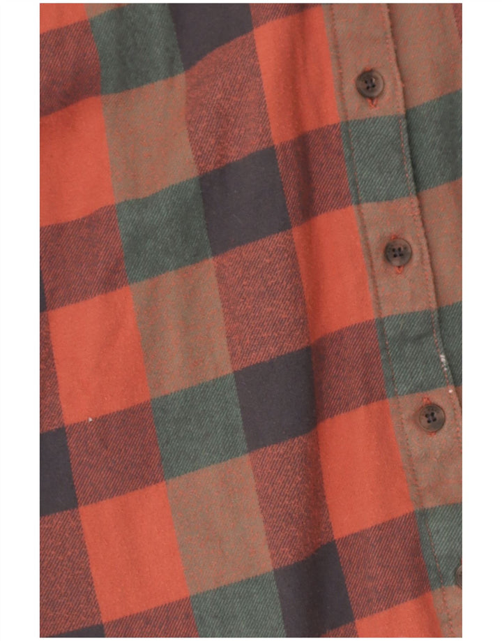 Fat Face Damen-Flanellhemd, Größe M, mehrfarbig, Gingham-Baumwolle, UK 12