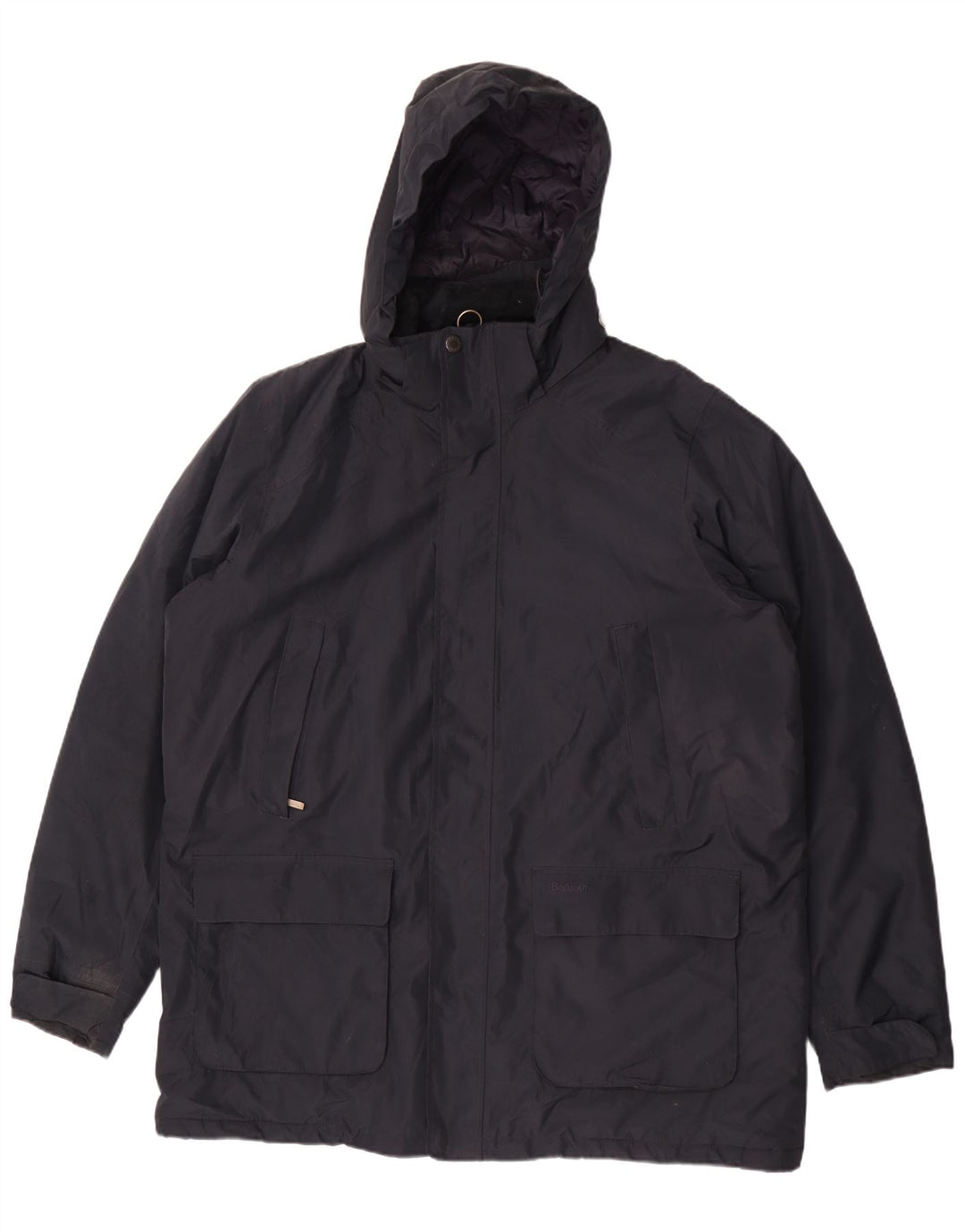 Barbour Herren-Windbreaker-Mantel mit Kapuze, UK 44 2XL, Marineblau, Polyester