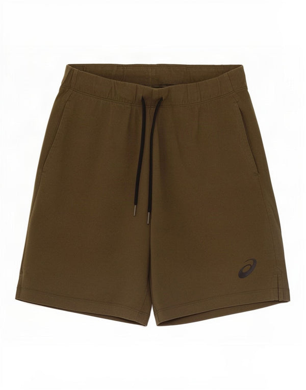 Asics Damen Sportshorts UK 10 Small Khaki Baumwolle