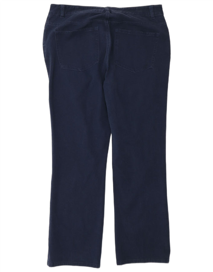 Chaps Damen Straight Jeans US 12 Large W32 L28 Marineblau Baumwolle