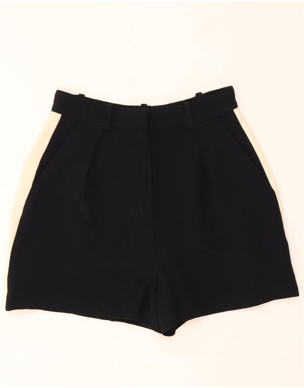Elisabetta Franchi Damen Chinoshorts mit hoher Taille IT 44 Medium W26 Marineblau