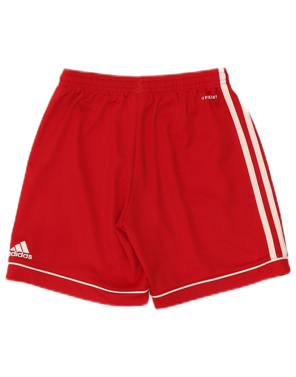 Adidas Jungen Aeroready Sportshorts 11–12 Jahre, rotes Polyester