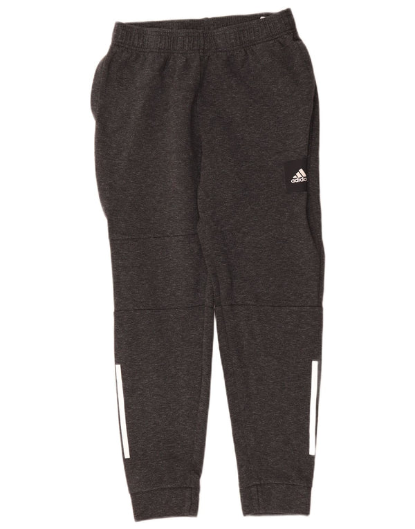 Adidas Jungen-Trainingshose, Jogginghose, 13–14 Jahre, graue Baumwolle