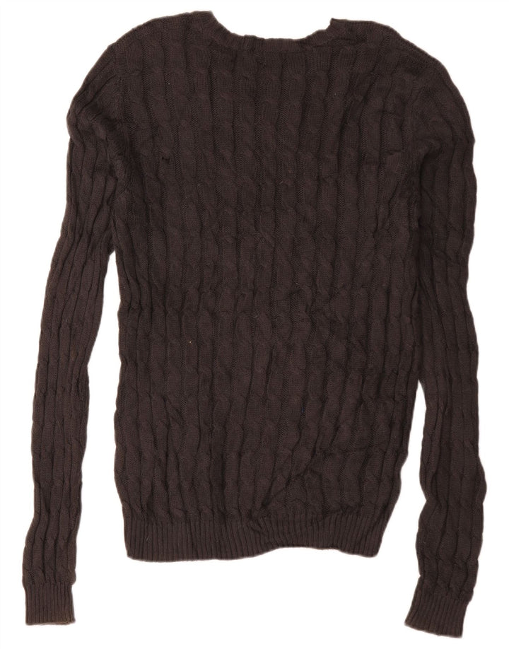 Gap Herren-Pullover mit U-Boot-Ausschnitt aus mittelgrauer Baumwolle