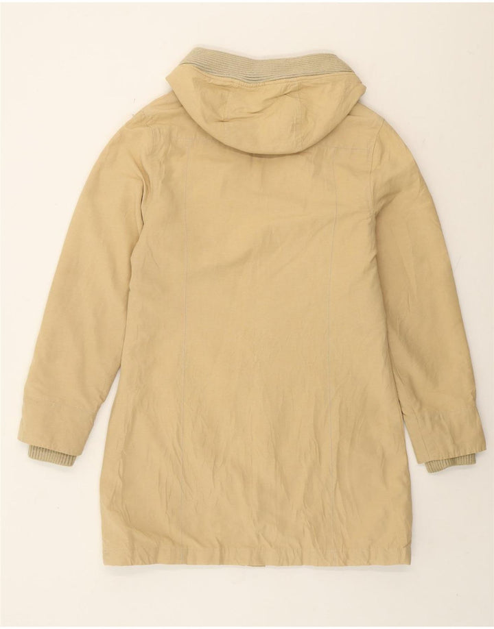 Rifle Womens Hooded Parka Jacke UK 14 Medium Beige Polyester