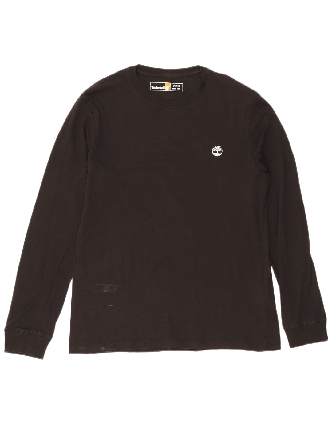 Timberland Herren Slim Fit Top Langarm Mittelschwarz Baumwolle