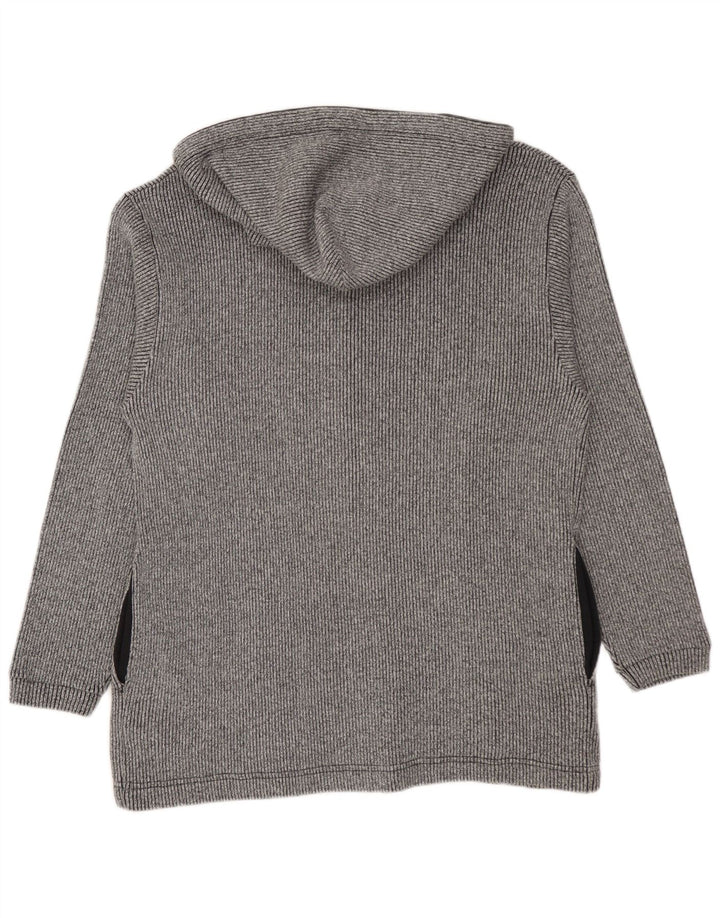 Champion Herren-Kapuzenpullover mit Reißverschluss, mittelgraue Baumwolle