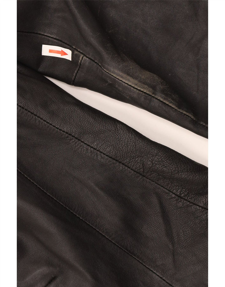Calvin Klein Damen 1-Knopf-Blazerjacke UK 12 Medium Black Classic