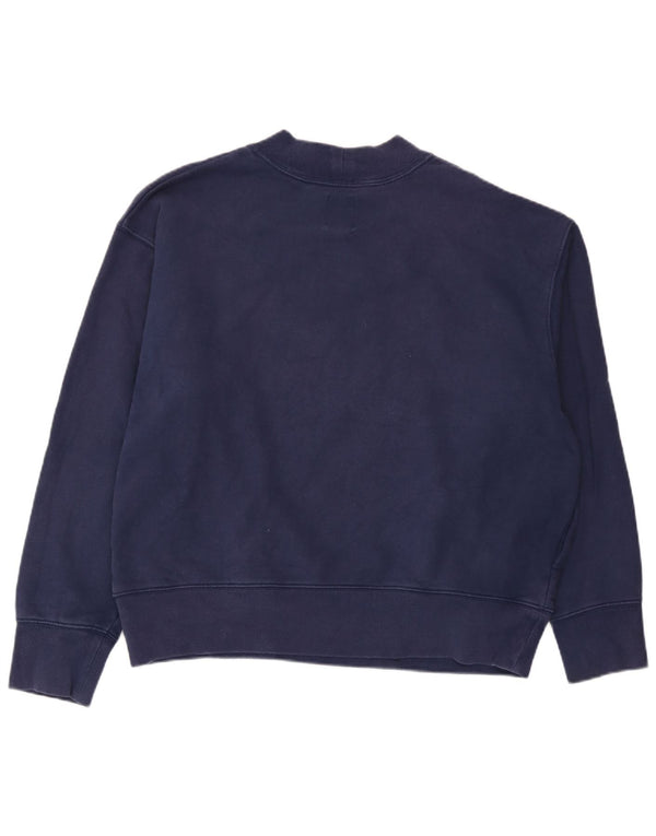 Gap Grafik-Sweatshirt für Damen, UK 16, Größe L, Marineblau, Baumwolle