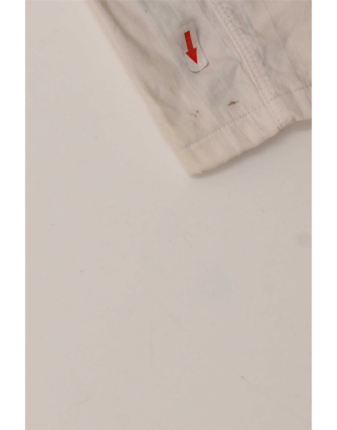 SIVIGLIA Herren-Freizeitshorts W33 Mittelweiß gestreifte Baumwolle
