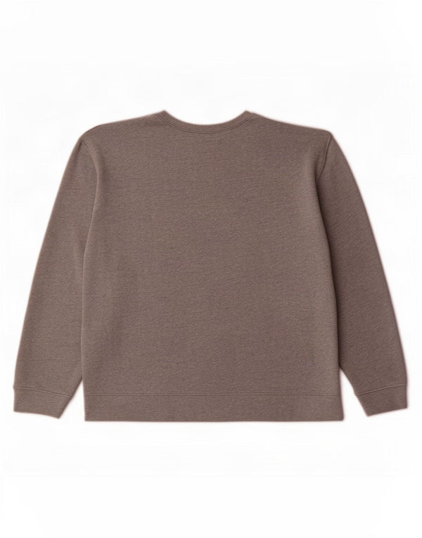 Guru Womens Graphic Sweatshirt Jumper UK 20 2XL Grey Cotton