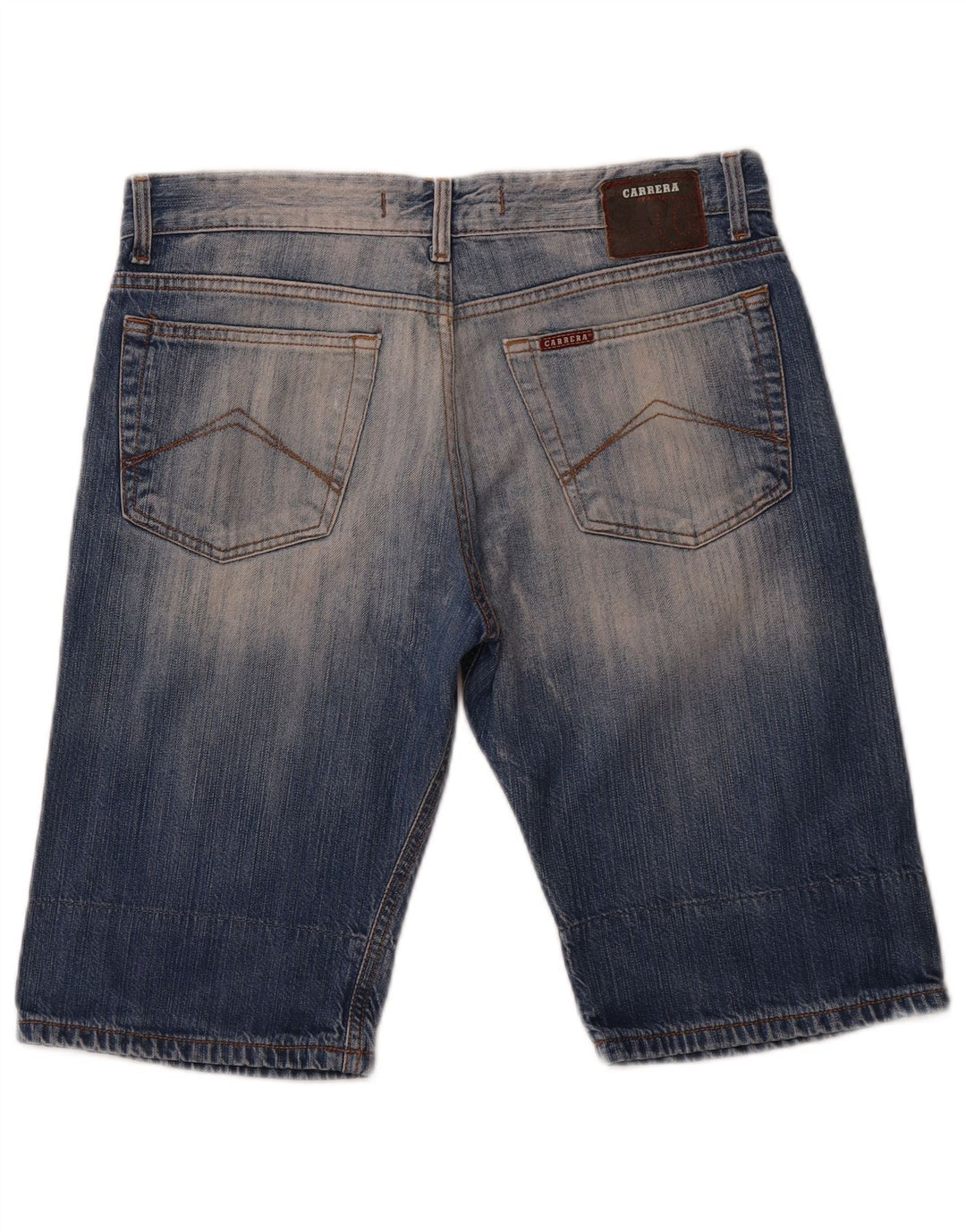 CARRERA Mens Distressed Denim Shorts IT 48 Medium W33  Blue Cotton