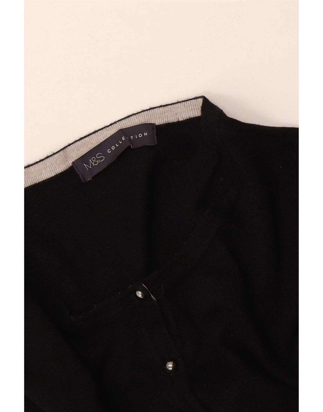 Marks & Spencer Damen-Cardigan-Pullover UK 10 Small Schwarz