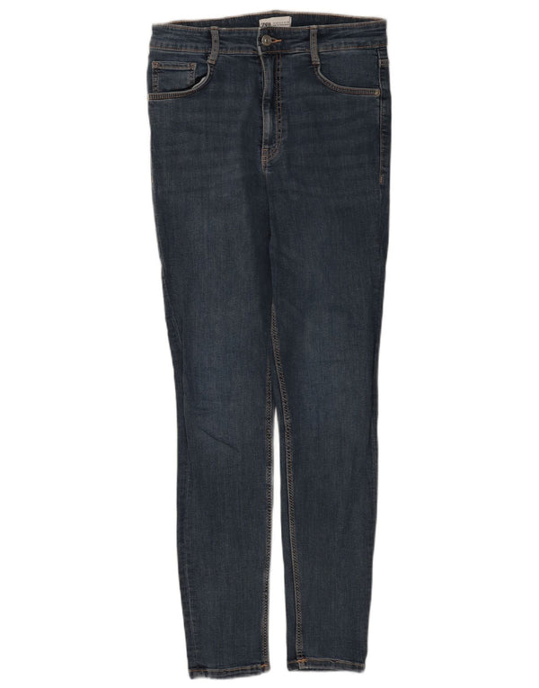 Zara Damen Skinny Jeans EU 40 Medium W30 L30 Blaue Baumwolle
