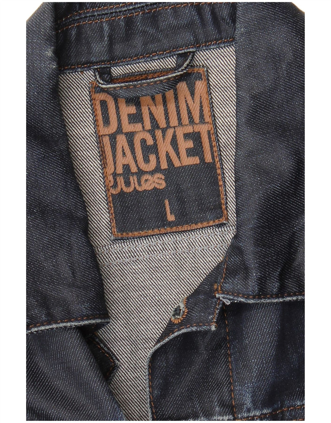 Jules Herren Jeansjacke UK 40 Large Marineblau