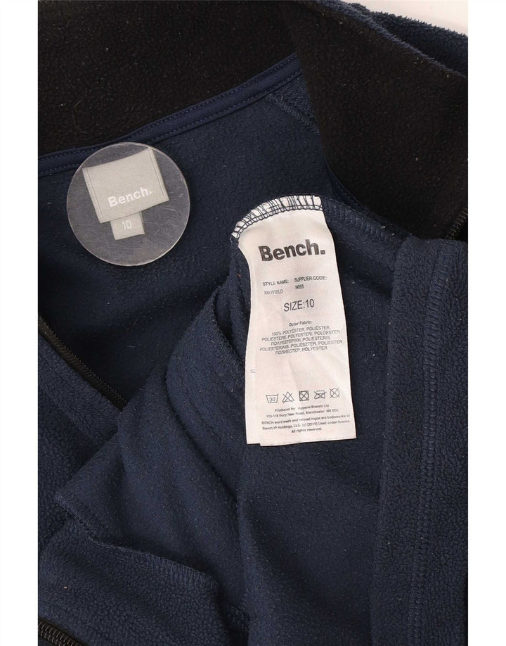 Bench Damen Fleecejacke UK 10 Small Marineblau Polyester