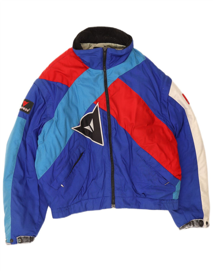 Dainese Herren Graphic Racer Jacke Größe 54 Large Blau Colourblock