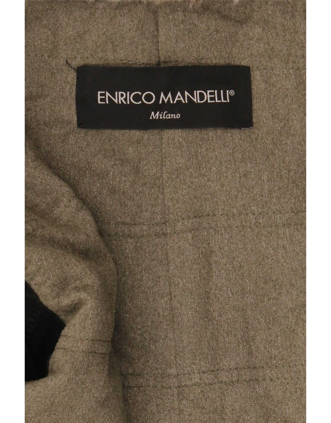 Enrico Mandelli Herren Lederjacke UK 42 XL Schwarz