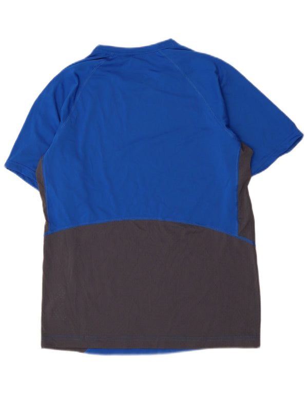 Columbia Herren Omni-Freeze Zero T-Shirt Top Small Blue Colourblock Polyester