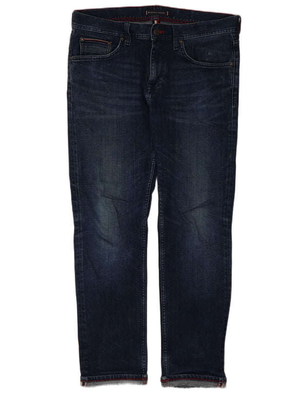 Tommy Hilfiger Damen Bleecker Slim Jeans W13 L28 Blaue Baumwolle