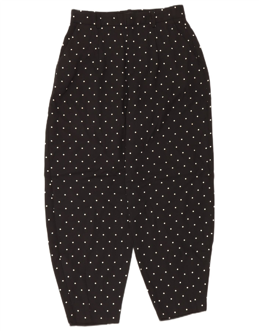 Zara Damen-Haremshose, Größe S, W26, L26, Schwarz gepunktet