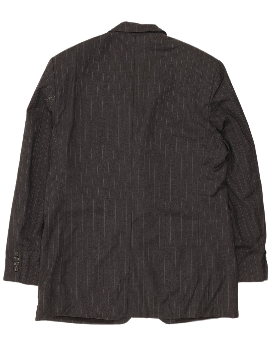 Ralph Lauren Herren-Blazer mit 2 Knöpfen, UK 42, XL, graue Nadelstreifenwolle