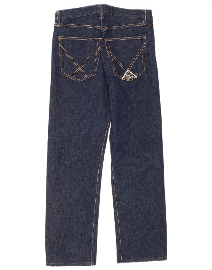 Roy Rogers Herren Straight Jeans W33 L29 Marineblau Baumwolle