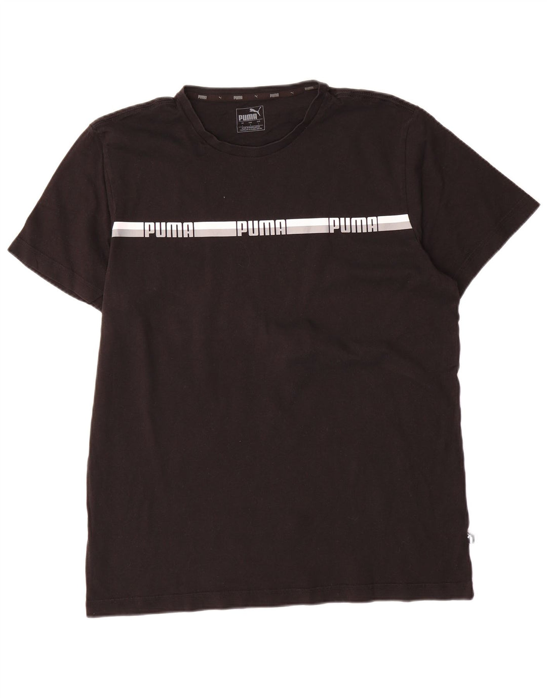 Puma Herren T-Shirt mit Grafik, Größe L, Schwarz