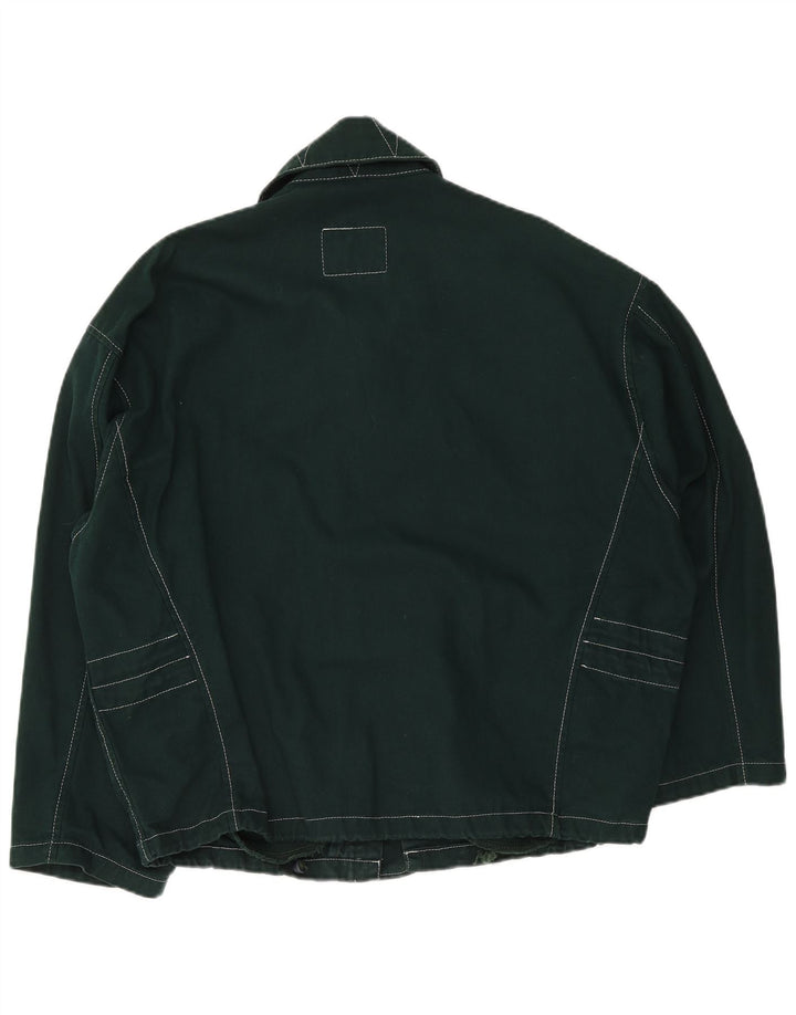 Egemony Herren Graphic Utility Jacke UK 42 XL Grün Polyester