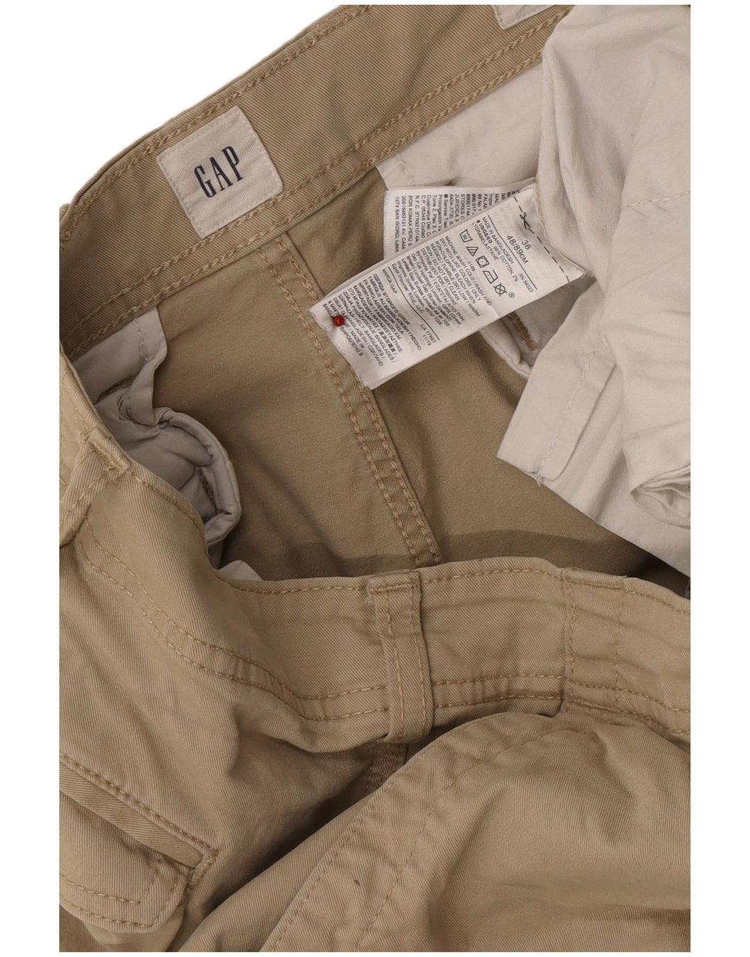 Gap Herren Cargo-Shorts W36 Large Beige Baumwolle