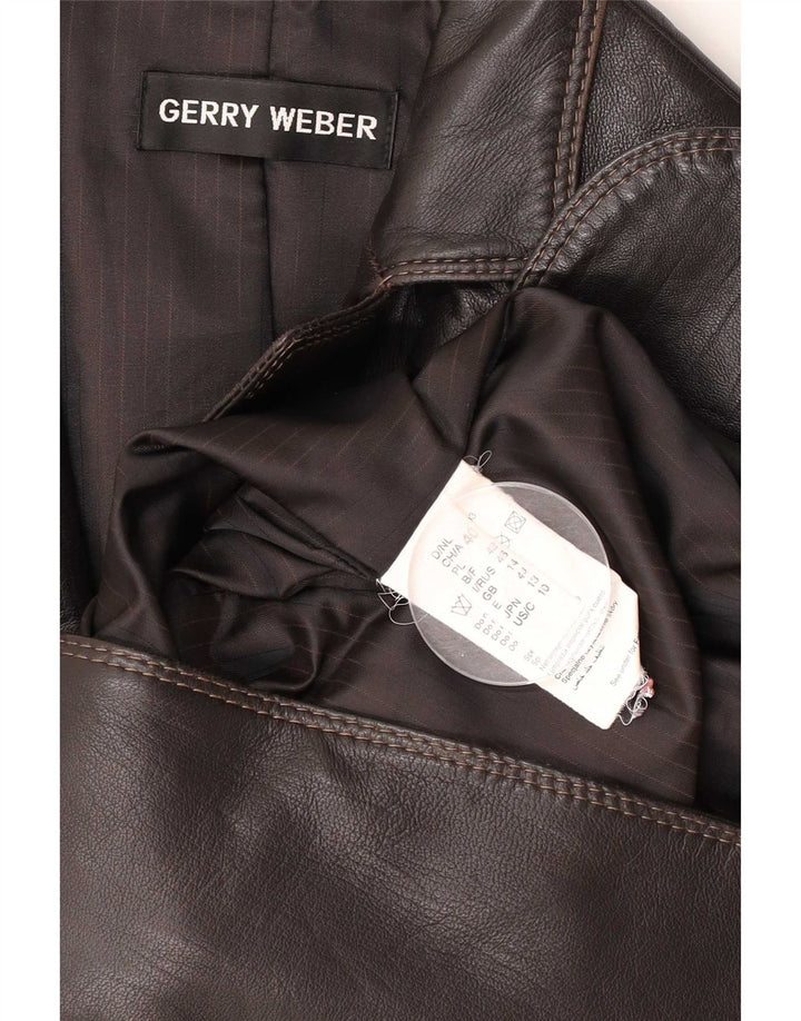 Gerry Weber Damen 2-Knopf-Blazerjacke UK 14 Mittelbraun