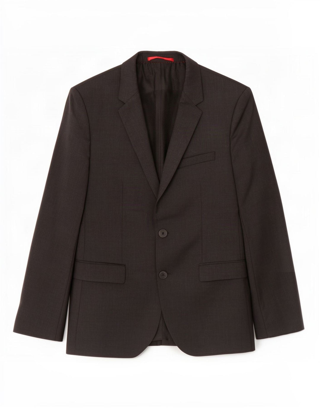 Hugo Boss Herren-Blazer mit 2 Knöpfen, EU 48, mittelschwarze Wolle