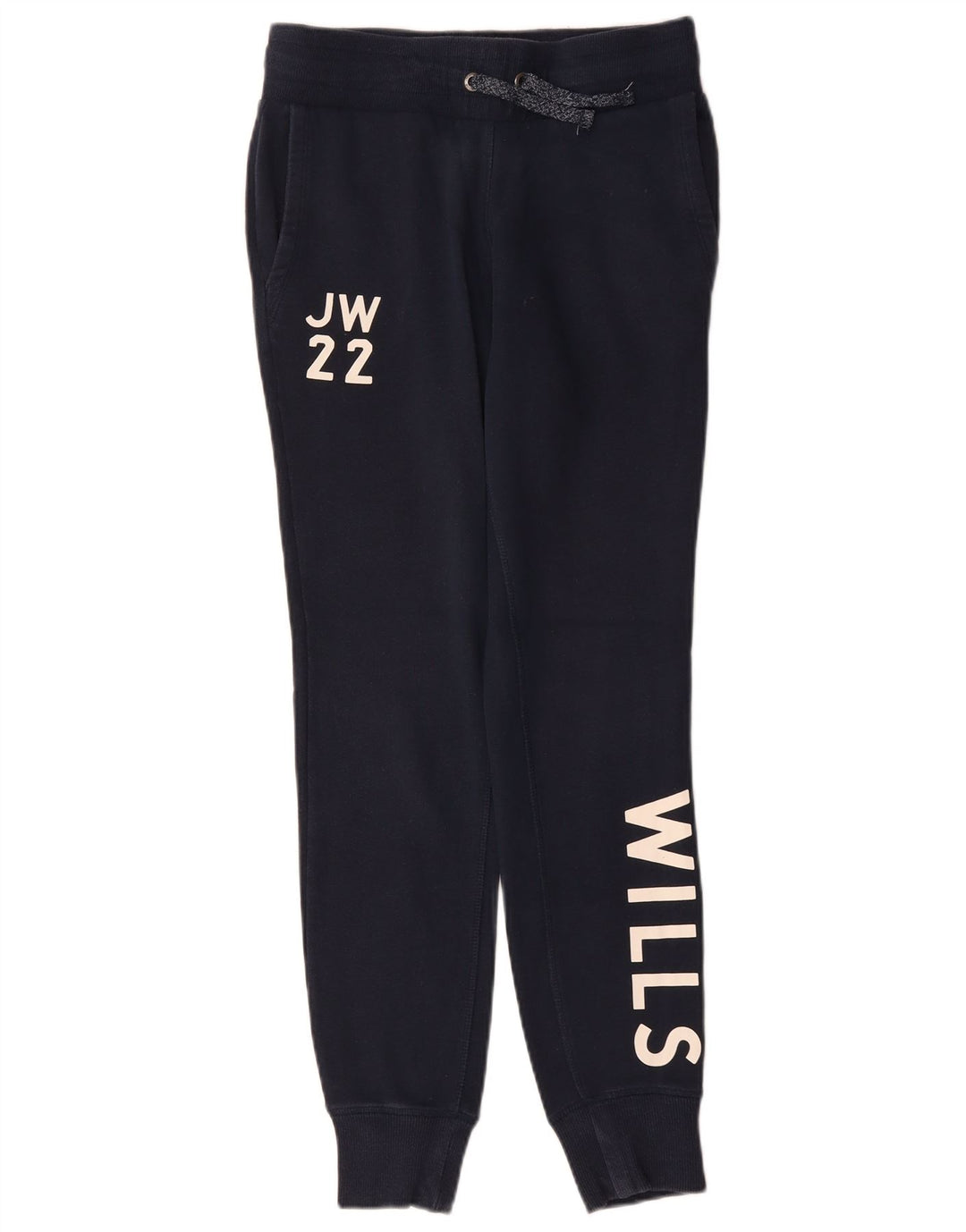 JACK WILLS Damen-Trainingsanzug mit Grafik, Jogginghose, Gr. 8, Marineblau