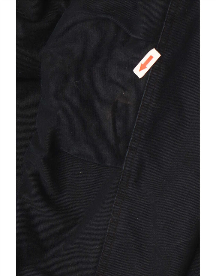 Carhartt Herren-Parka mit Kapuze, UK 38, mittlere schwarze Baumwolle