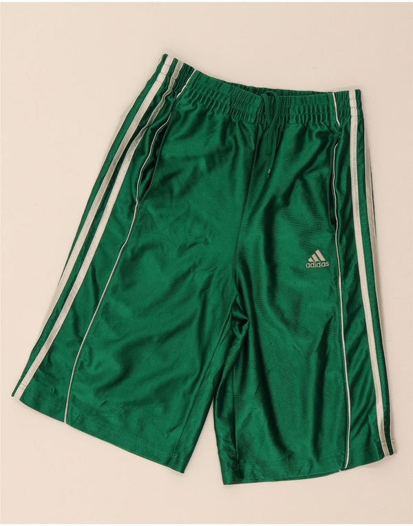 Adidas Sportshorts für Jungen, 10–11 Jahre, mittelgrün, Polyester