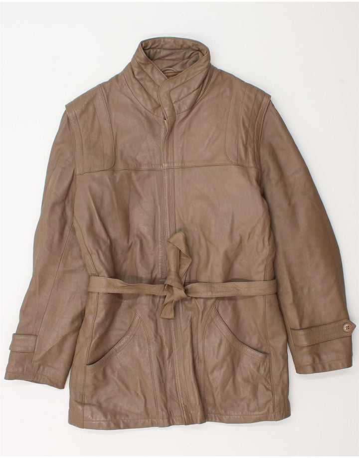 Vintage Herren Lederjacke IT 46 Small Brown