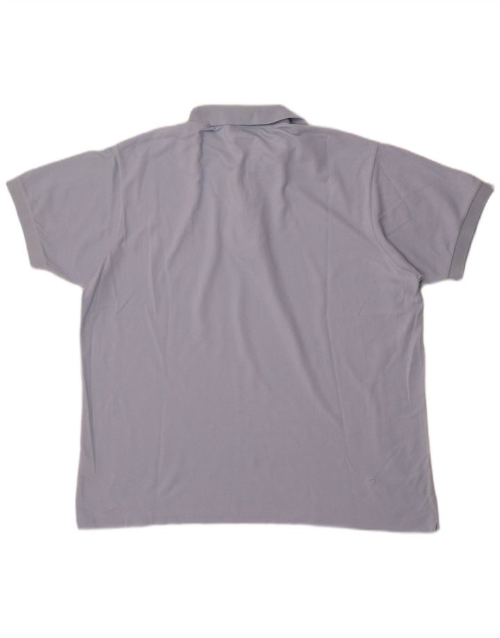 Lacoste Herren-Poloshirt mit klassischer Passform, Größe 7 2XL, blaue Baumwolle